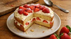 Génoise fraise–mascarpone : le gâteau léger et élégant qui se monte facilement