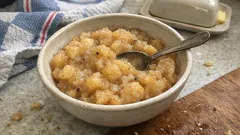 Compote pomme, poire & vanille : la version maison simple, douce et bien parfumée