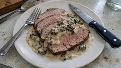 Rôti de veau aux morilles : une sauce à la crème prête en quelques minutes