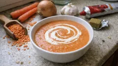 Soupe de lentilles corail au Thermomix : un velouté doux prêt en 30 minutes