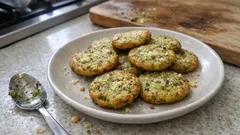 Cookies salés au pesto et parmesan : l’apéro express crousti-fondant