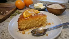 Gâteau marocain à l’orange et aux amandes : moelleux à la semoule, sirop à la cardamome