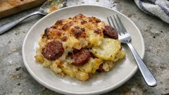 Gratin de pommes de terre au chorizo : fondant, gratiné, prêt en un rien de temps