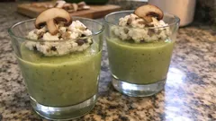 Verrines courgette et chèvre bien fraîches : prêtes à l’avance, parfaites pour l’été