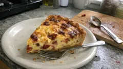 Quiche au chorizo et emmental : simple, fondante et prête en 25 minutes au four