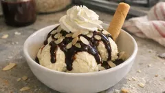 Dame blanche maison : la coupe glacée vanille-chocolat prête en 5 minutes