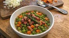 Petits pois-carottes aux lardons : le mijoté simple qui marche à tous les coups